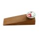 2 Pieces White Red Floral Crackle Ceramic Wooden Door Stopper